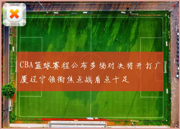 CBA篮球赛程公布多场对决将开打广厦辽宁领衔焦点战看点十足